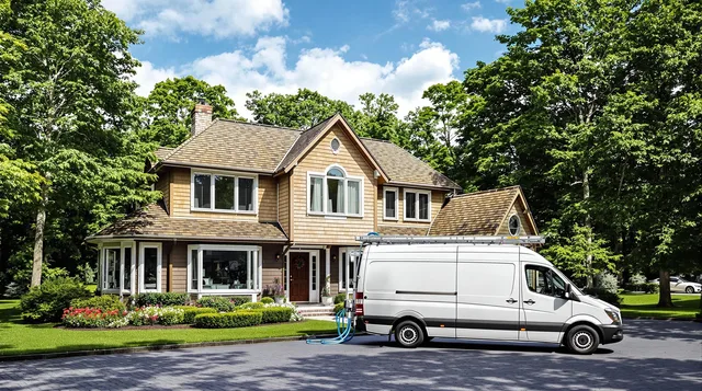 Huntersville Dryer Vent Cleaning dryer vent cleaning crew working in Davidson, NC