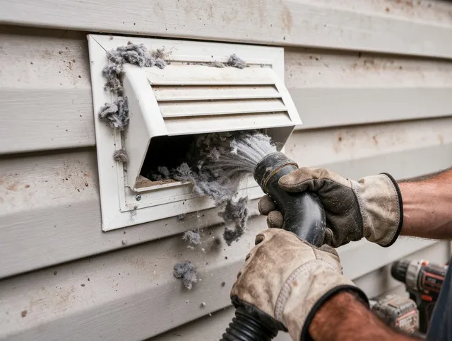 Professional dryer vent cleaning by Huntersville Dryer Vent Cleaning in Huntersville
