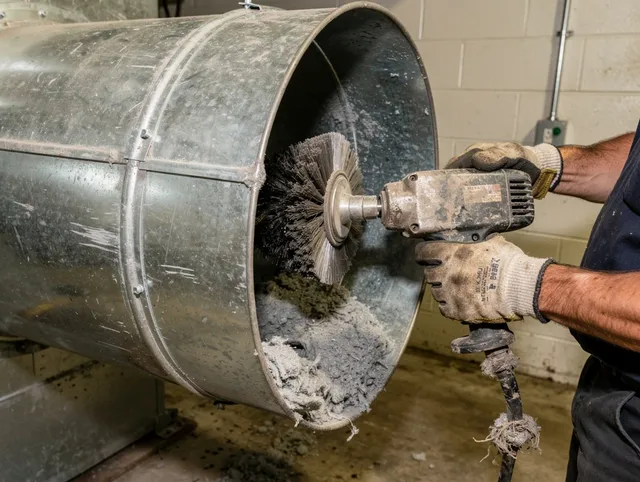 Industrial-grade dryer vent cleaning by Huntersville Dryer Vent Cleaning in Huntersville